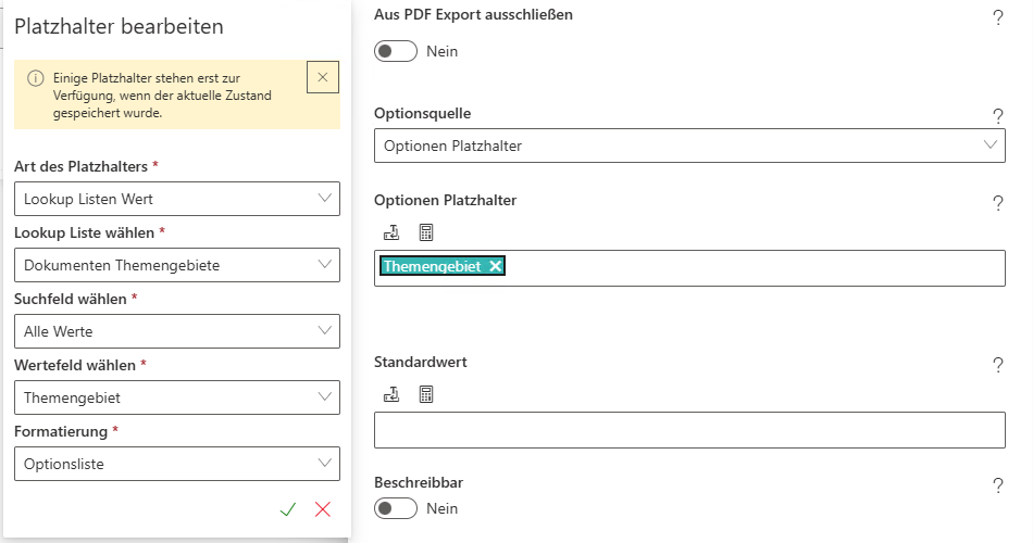 Auswahlmöglichkeiten