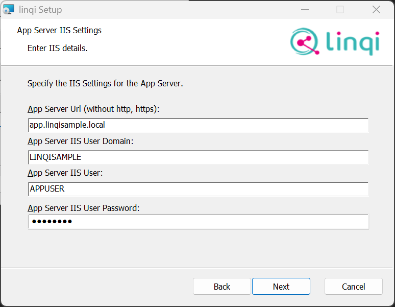 Windows Installer App Server IIS