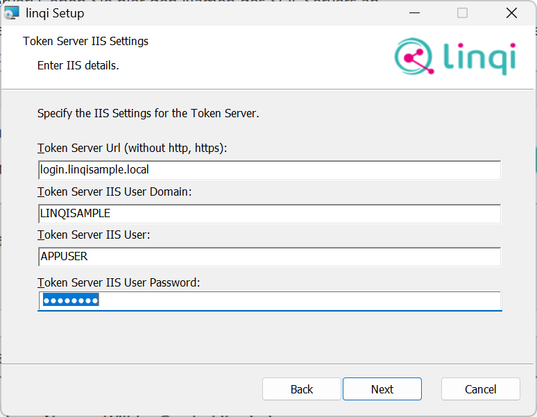 Windows Installer Token Server IIS