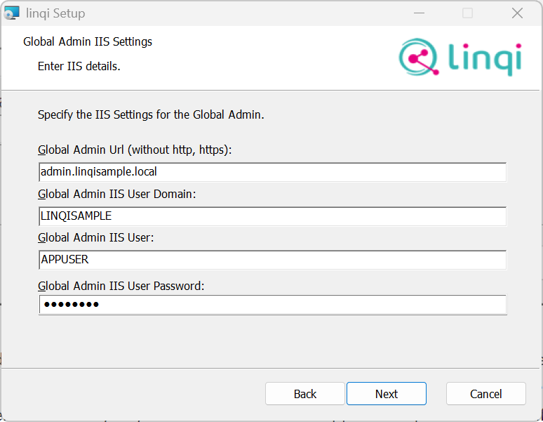 Windows Installer Admin Server IIS